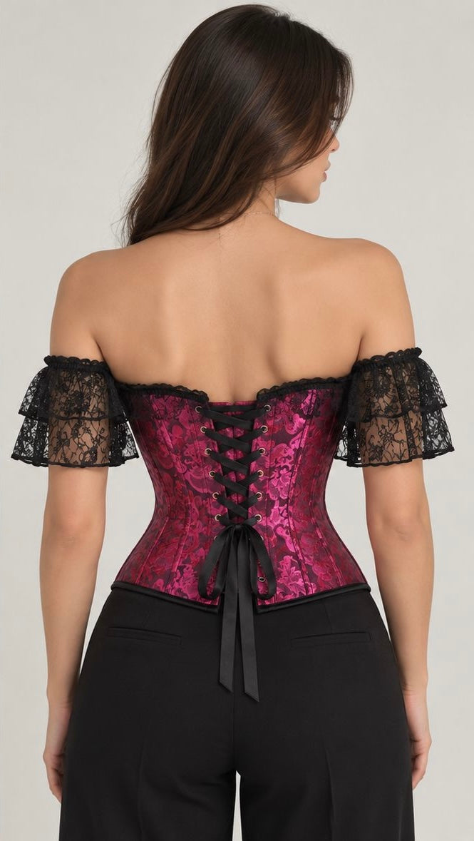 Crimson Lace Corset