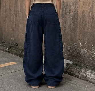 Cargo Wide-Leg Pants