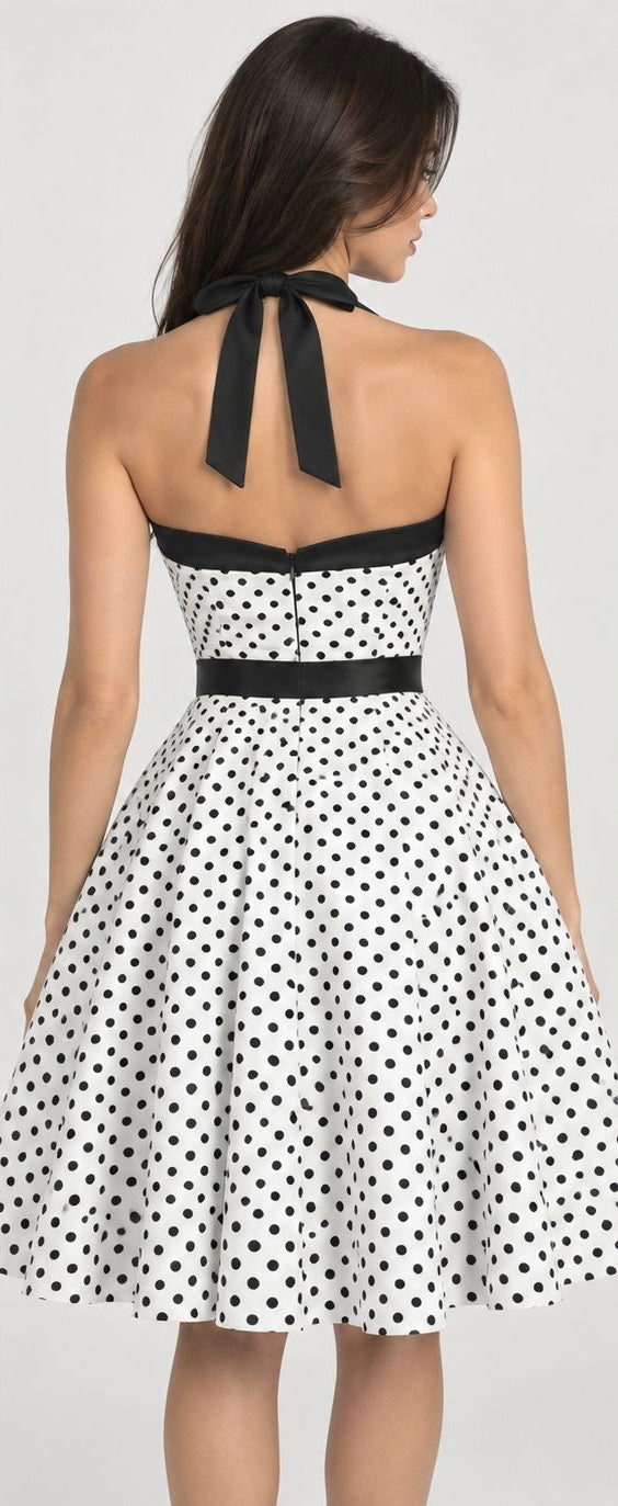 Polka Dot Swing Dress
