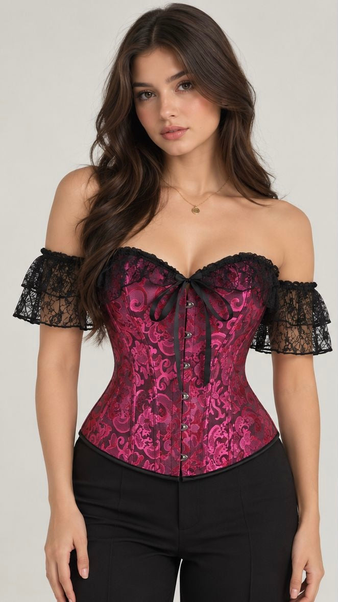 Crimson Lace Corset