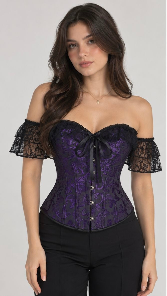 Crimson Lace Corset
