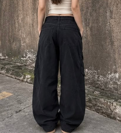 Cargo Wide-Leg Pants