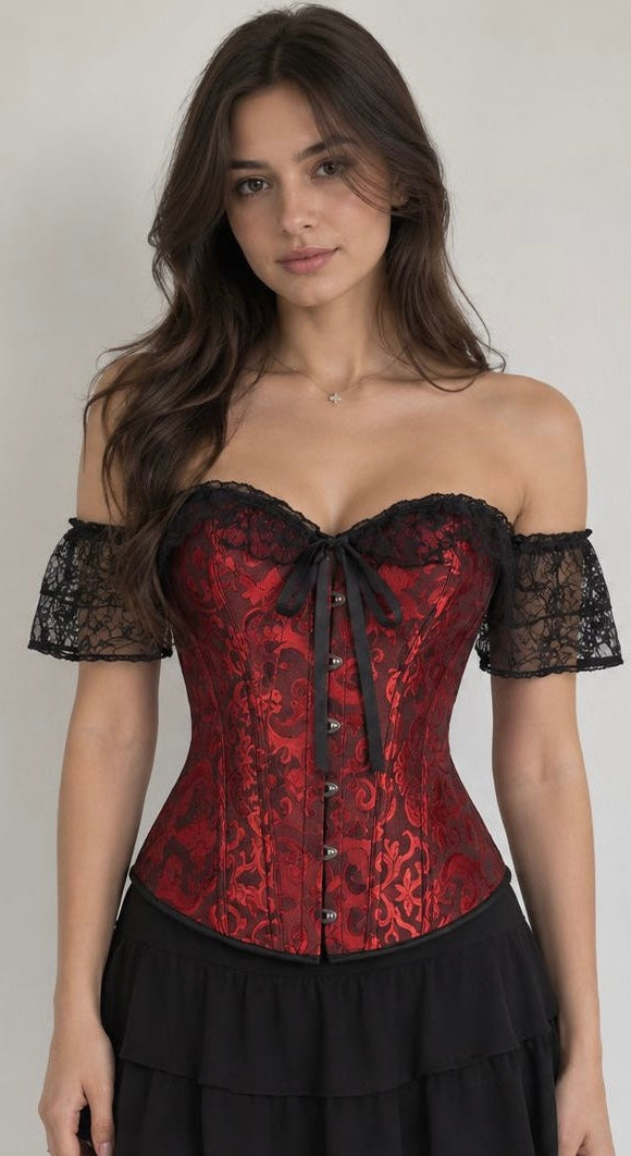 Crimson Lace Corset