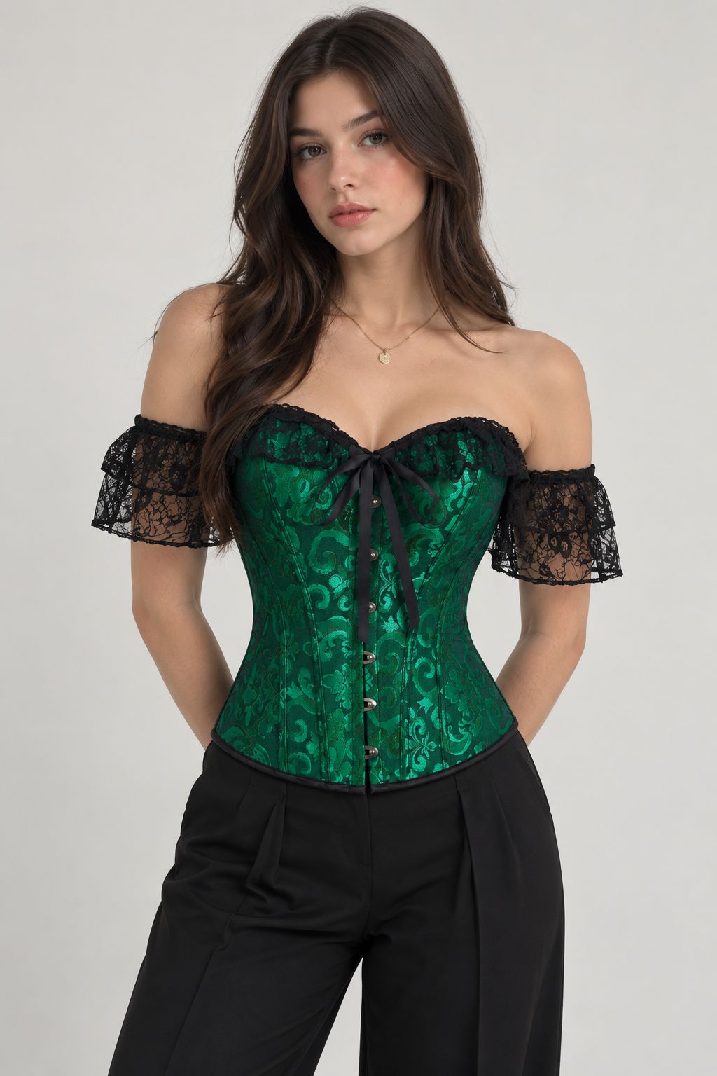 Crimson Lace Corset