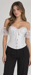 Crimson Lace Corset