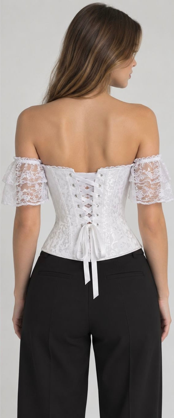 Crimson Lace Corset