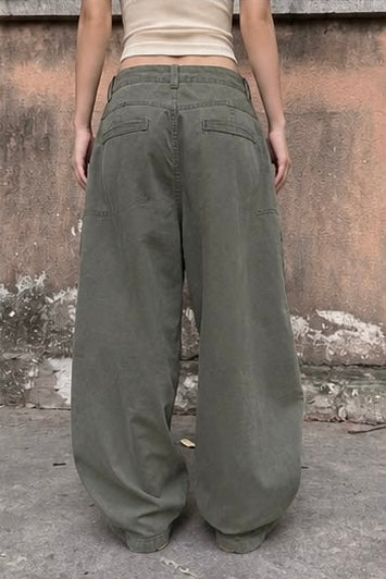 Cargo Wide-Leg Pants
