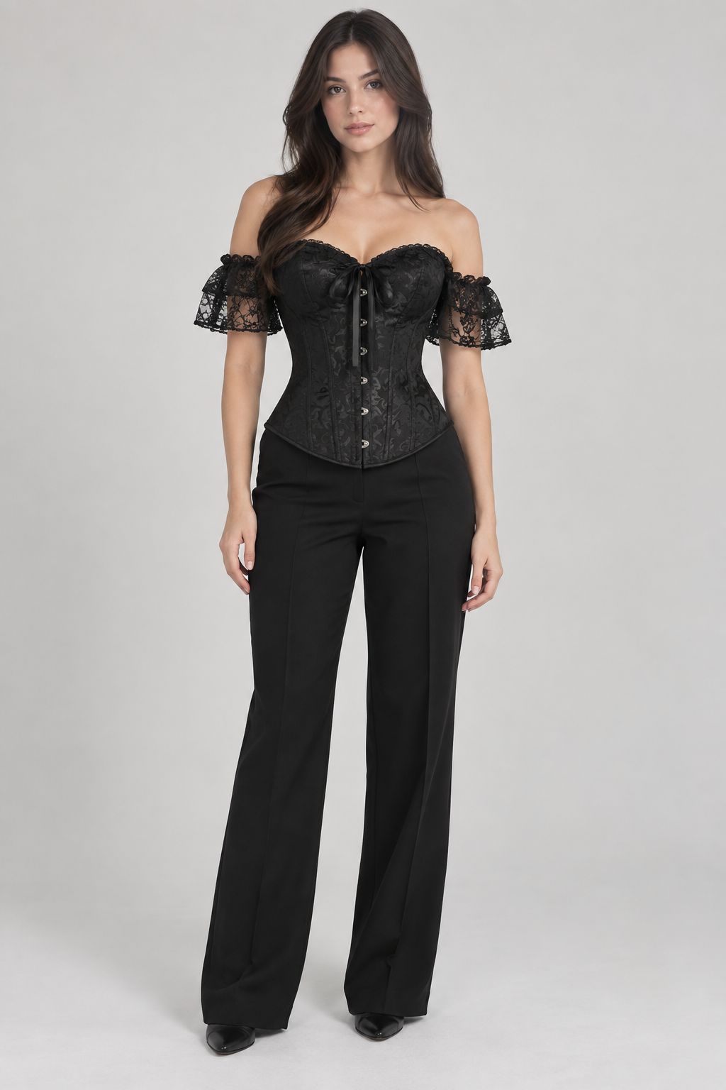 Crimson Lace Corset