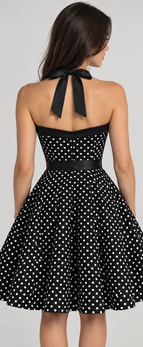 Polka Dot Swing Dress