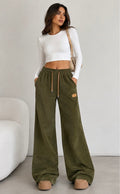 Cloud Corduroy Wide-Leg Pants