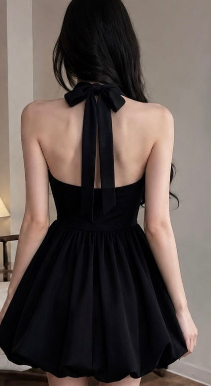 Halter Balloon Dress